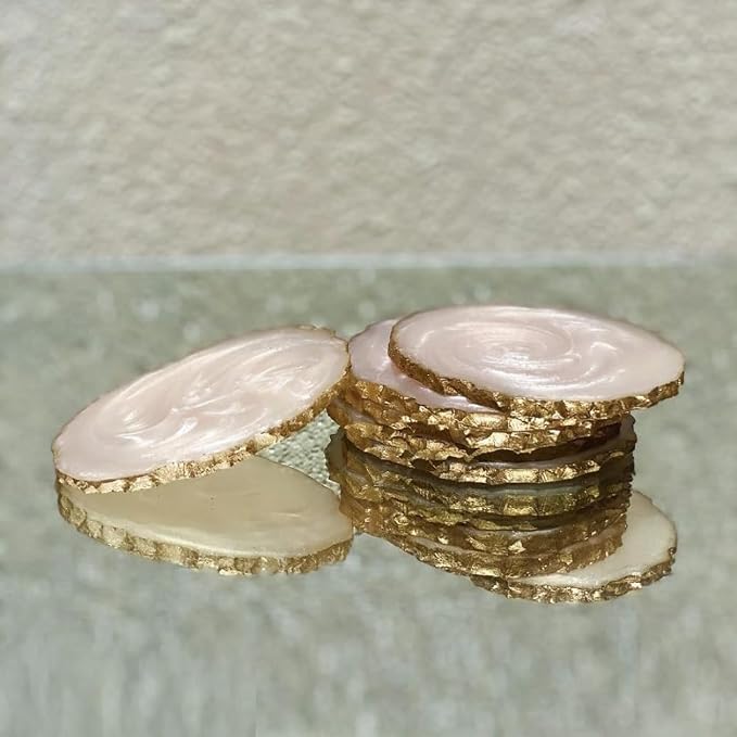 Resin Coaster for Coffee Table Decor, Morden and Stylish Drink Coaster Set for - Image 3