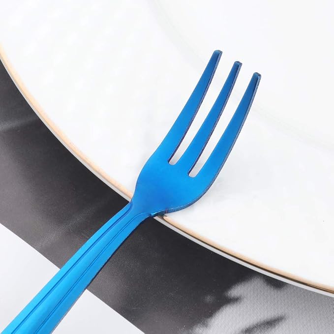 Oyster Fork Set of 12, 5.4 Inch Stainless Steel Cocktail Forks, 3 Tines Mini - Image 6