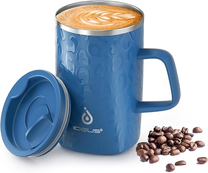 Ideus 16 oz Insulated Stainless Steel Coffee Mug by IDEUS