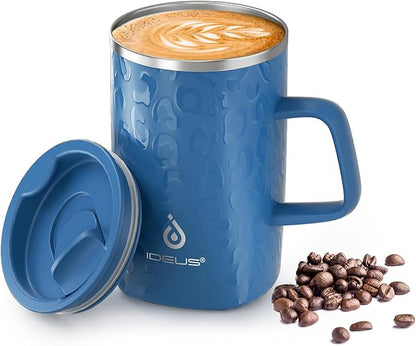 Ideus 16 oz Insulated Stainless Steel Coffee Mug by IDEUS