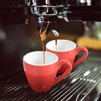 homEdge Porcelain Espresso Shot Cup Set - 80 ml / 2.67 oz - Image 2