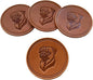 Dog Breed Leather Coasters – Premium Full Grain Table Protectors by Handmade