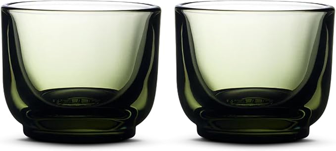 Fellow Pirch Espresso Shot Glasses 3.5 oz, Weighted Thick Glass | Demitasse Cups by Unknown