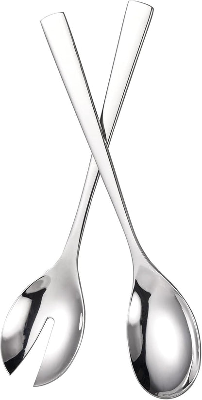 IMEEA Salad Servers 18/8 Stainless Steel Salad Serving Set Salad Fork and Spoon by IMEEA