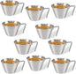 YARRAMATE 10 Pack Stainless Steel Espresso Shot Cup, 3.4oz | Heat Insulated Grip by YARRAMATE