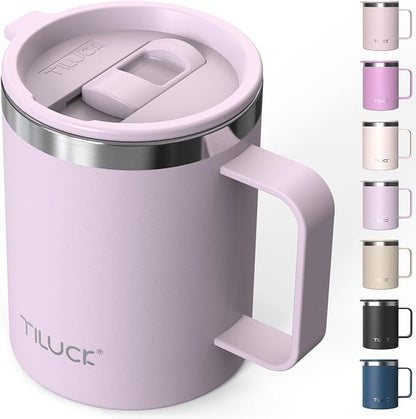 TILUCK 12 oz Insulated Coffee Mug by TILUCKBringsGoodLuck