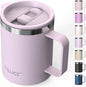 TILUCK 12 oz Insulated Coffee Mug by TILUCKBringsGoodLuck