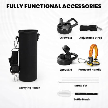 RAYMYLO Insulated Water Bottle 20 oz, Triple Wall Vacuum Stainless Steel | - Image 6