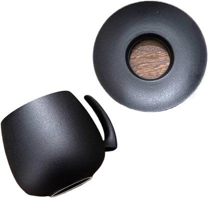 Modern simple black and white ceramic coffee cup set, high temperature immune - Image 3