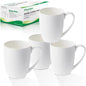 Chulan White Over 45% Bone Content Fine Bone China Coffee Mugs 10 oz, by HeartWaxBeadsforSensitiveSkin%EF%BC%86FullBodyand45contentFineBoneChina