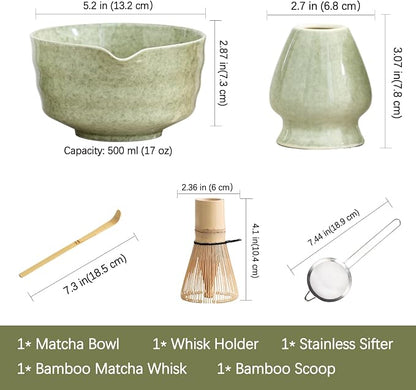 Ochcahser Matcha Set, 17 OZ Matcha Bowl, Matcha Kit - Image 5