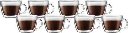 Bodum 15oz Double Wall Latte Mug, High-Heat Borosilicate Glass by Bodum
