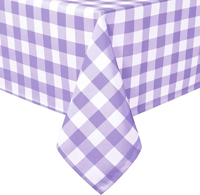 Checkered Tablecloth Rectangle 60 x 102 Inch by Hiasan