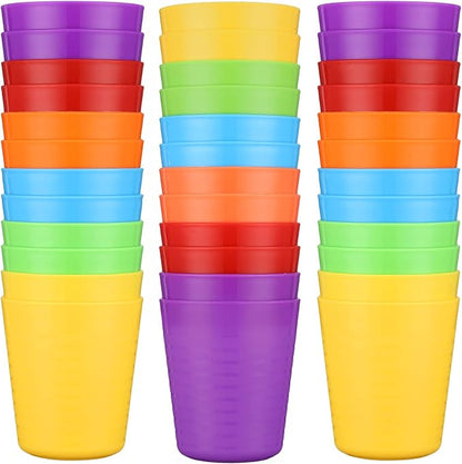 Eccliy 36 Pcs Kids Cups Bulk, 8 oz Plastic Toddler Drinking Cups Unbreakable by Eccliy