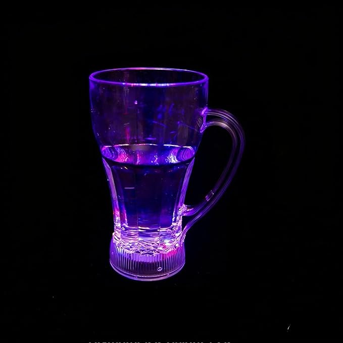 Flash Light Up Cups Glowing LED Beer Wine Whisky Liquor Crystal Glasses Tumbler by Unknown