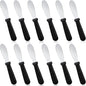 12 Pcs Butter Spreader Knives Wide Blade Stainless Steel Cheese Spreader Knife by Cunno