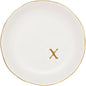 COLLECTIVE HOME - Ceramic Jewelry Tray, Decorative Trinket Dish for Rings Earrings Necklaces Bracelet Watch Keys, Birthday Mother's Day Christmas Gift for Women, 4.75", White Surface (x)