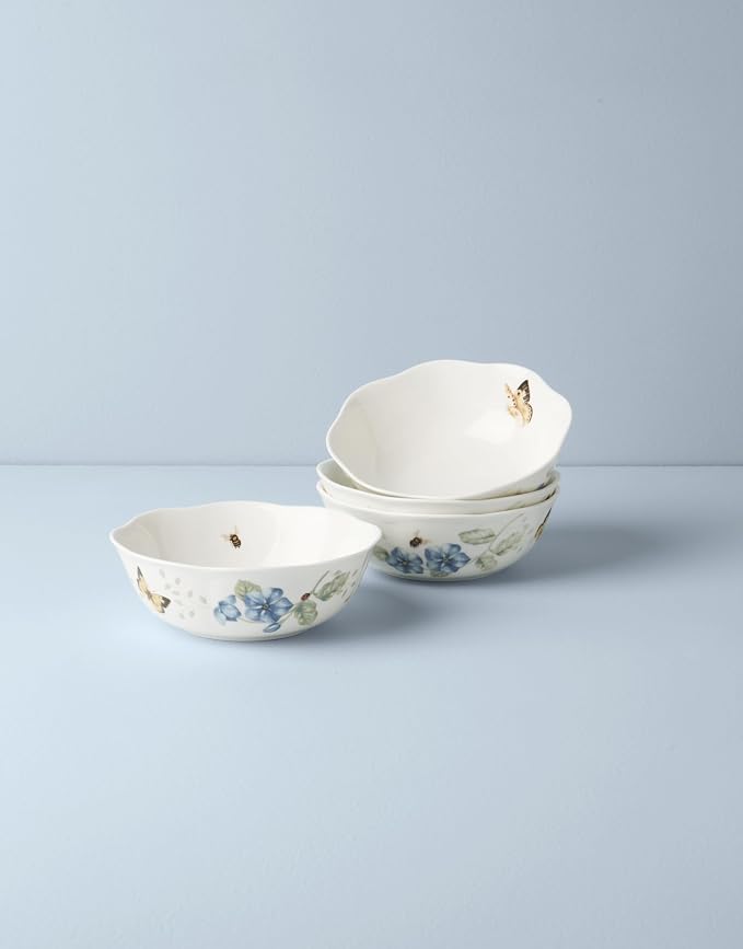 Lenox Butterfly Meadow 4-Piece All-Purpose Bowls, Salad Bowl Set - Image 5