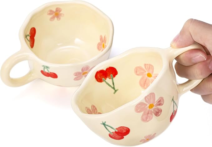 Yopay 2 Pack Ceramic Coffee Mug - Image 4