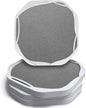 UMIRRO Absorbent Drink Coasters for Tabletop Protection | Silicone Coasters for Drinks Absorbent with Felt Pads | Cup Mat for Coffee, Beer, Wine | Non-Slip, Unbreakable and Kid Safe | Grey Set of 4