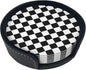 Black and White Checkered Coasters by Unknown