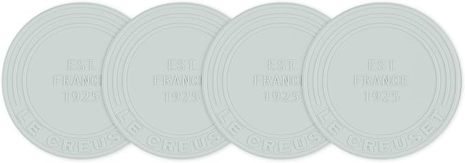 Le Creuset Silicone Coasters, Sea Salt by Unknown