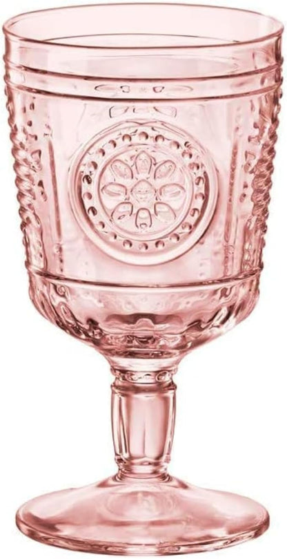 Bormioli Rocco Romantic Set Of 4 Stemware Glasses, 10.75 Oz. Colored Crystal - Image 4