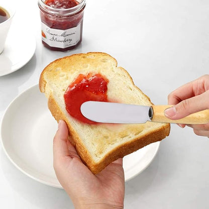 ACKLLR 5 Pack Stainless Steel Straight Edge Wide Butter Spreader - Image 4