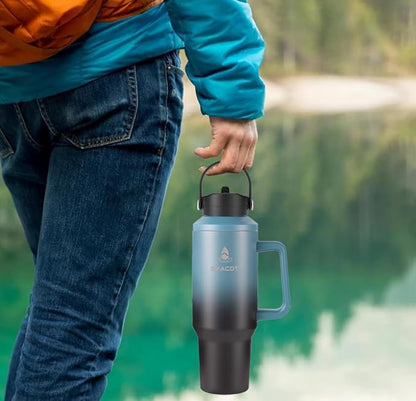 40 oz Tumbler with Handle and Straw or Convert to 40 oz Insulated Water Bottle - Image 8