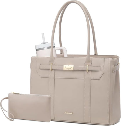 LOVEVOOK Laptop Tote Bag for Women, 2-in-1 Work Teacher Bags by LOVEVOOK
