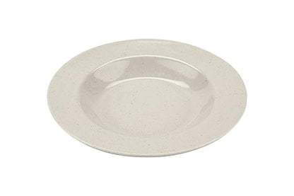 G.E.T. B-1611-IR-EC Melamine Pasta Bowl with Wide Rim, 16 Ounce, Ironstone (Set of 4)