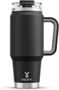 Meoky 32 oz Tumbler with Handle, Insulated Tumbler with Lid and Straw, by MEOKY