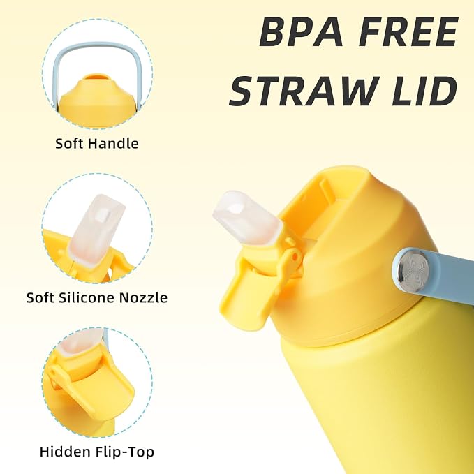 BJPKPK 12oz Insulated Water Bottle, Stainless Steel Bottle - Image 2