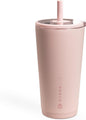HydroJug Everyday Tumbler 20 oz, Ceramic-Lined Straw Cup, Dusty Rose by Hydrojug