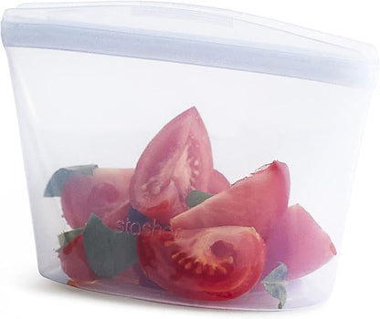 Stasher Premium Reusable Silicone Food Storage Bowl, 2-Cup | Food-Safe Silicone by Stasher