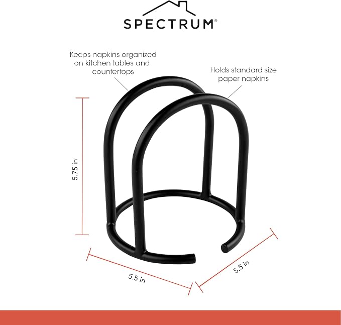 Spectrum Euro Modern Napkin Holder Organizer - Image 6