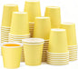 100 Pack 3 oz Disposable Paper Cups, Mouthwash Cups Espresso by Huaiid