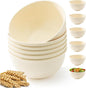 6 Pcs 24 oz Unbreakable Cereal Bowls, The color of rice by LIANGKEN