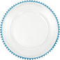 50 Pcs Charger Plates Set, Round Charger Plates, Reusable Serving Plates Embossed Rim Plastic Chargers Plate Decorative Round Plate Chargers for Dinner Plate Table Wedding Shower Decoration