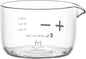 Espresso Shot Glass Measuring Cup, Handleless Compact Design by MUVNA