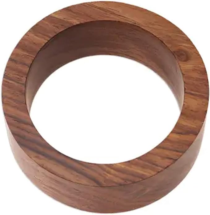 Handmade Wood Napkin Ring Set - Image 4