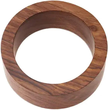 Handmade Wood Napkin Ring Set - Image 4