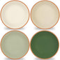 4 Set 10 Inch Sage Green Dinner Plates Melamine Sage Green Dinnerware Set by Afniimyapt