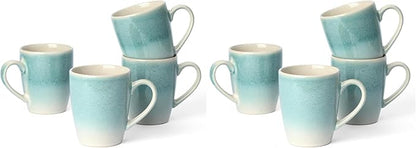 famiware Coffee Mugs Set, 13 oz Mug Set of 4, Stoneware Cups by Famiware