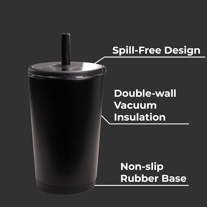 HydroJug Everyday Tumbler 14 oz, Ceramic-Lined Straw Cup - Image 3