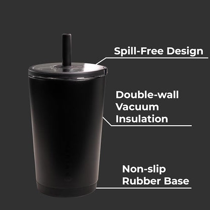HydroJug Everyday Tumbler 14 oz, Ceramic-Lined Straw Cup - Image 3