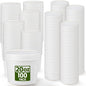 Fulmoon 100 Pack Paper Soup Containers by Fulmoon