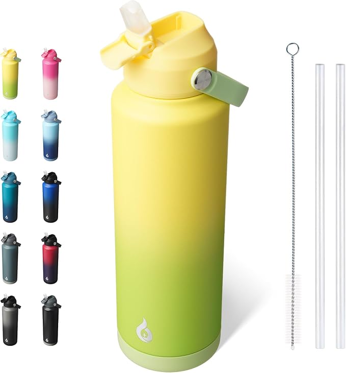 BJPKPK 40oz Insulated Water Bottle, Stainless Steel Bottle by BJPKPK