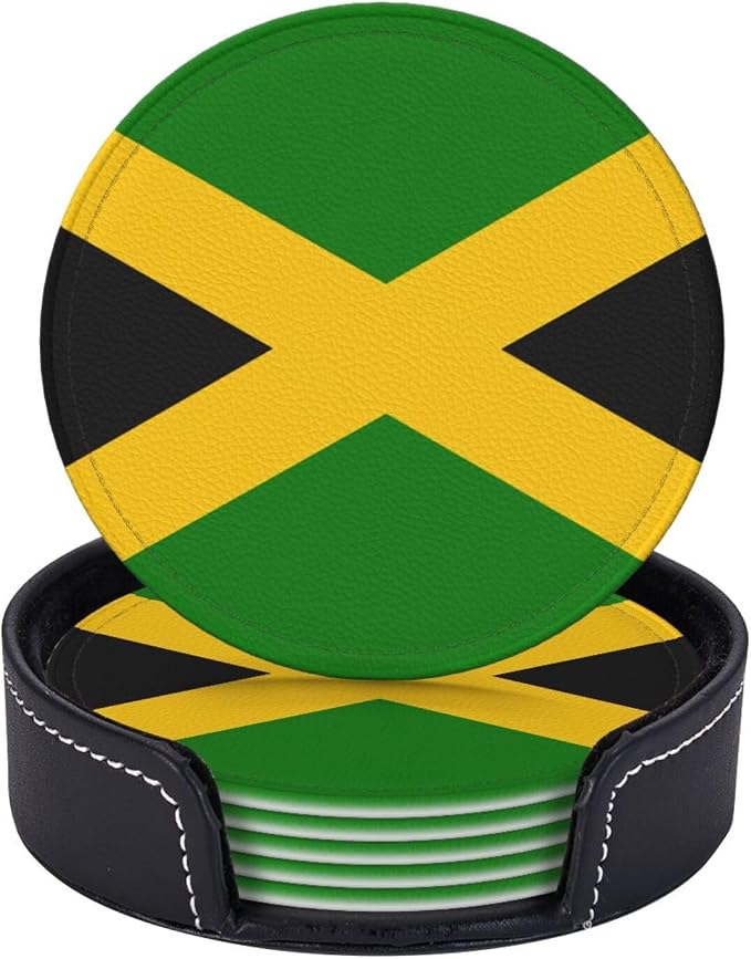 Jamaican Flag Coasters for Drinks - Image 6