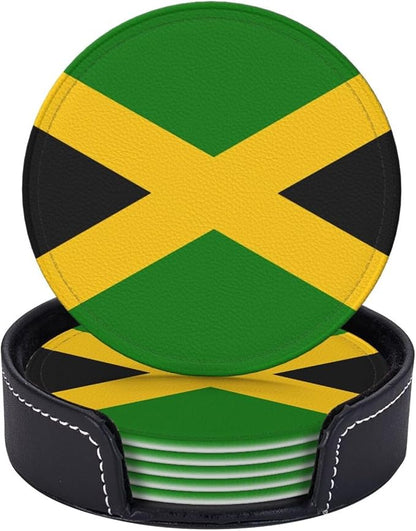 Jamaican Flag Coasters for Drinks - Image 6